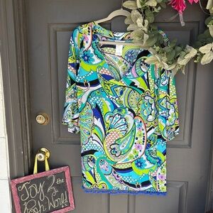 Trina Turk Multicolor Geometric Dress/tunic top